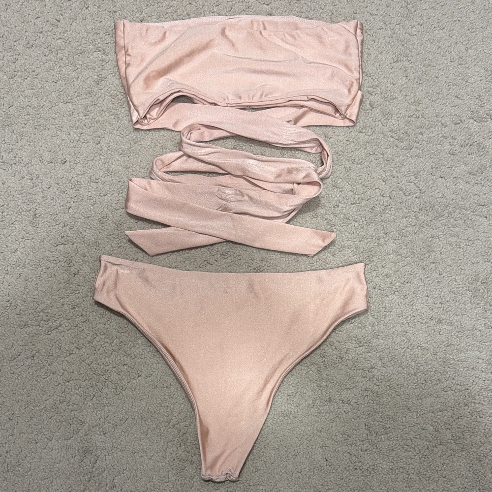 Tularosa Legacy Bikini in Blush Pink Size M - Picture 4 of 6